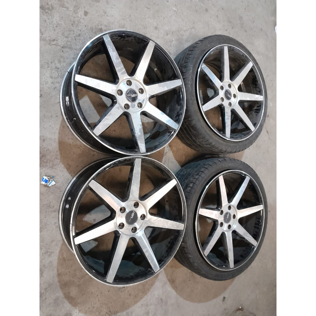 Velg Mobil Bekas Ring 20 NE7 R20 Lebar 8,5 Lubang 5 ET 45 BAN 245 40 R20