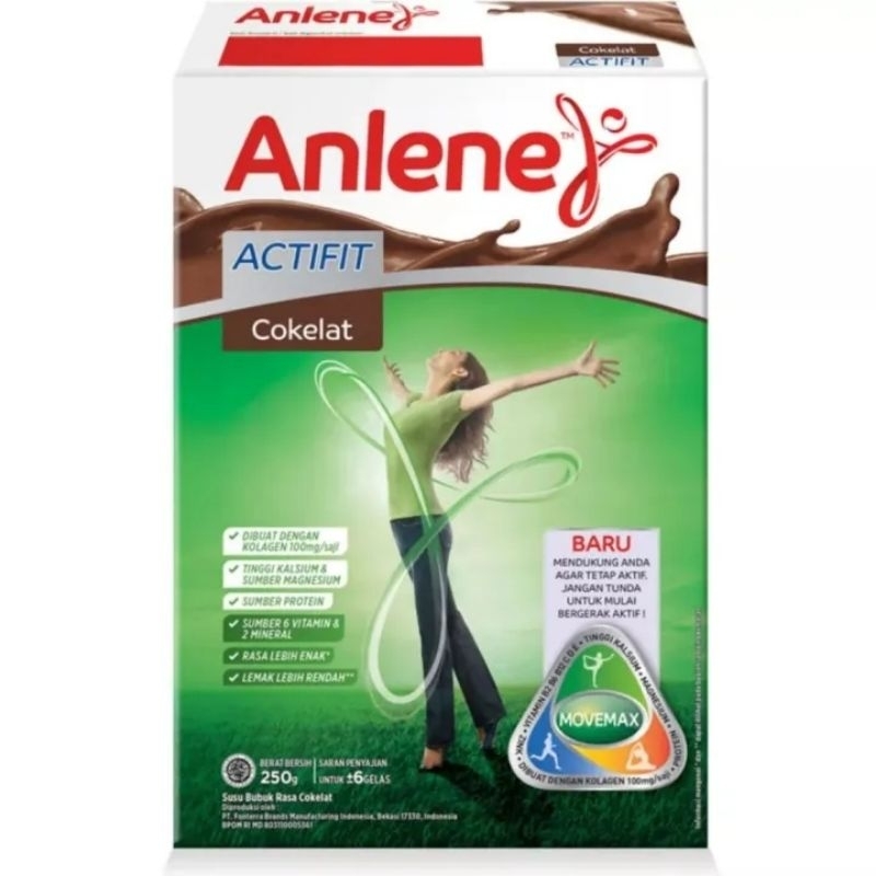 

Anlene Aktifit Rasa Coklat Vanila Original 240g 250g Gratis Ongkir