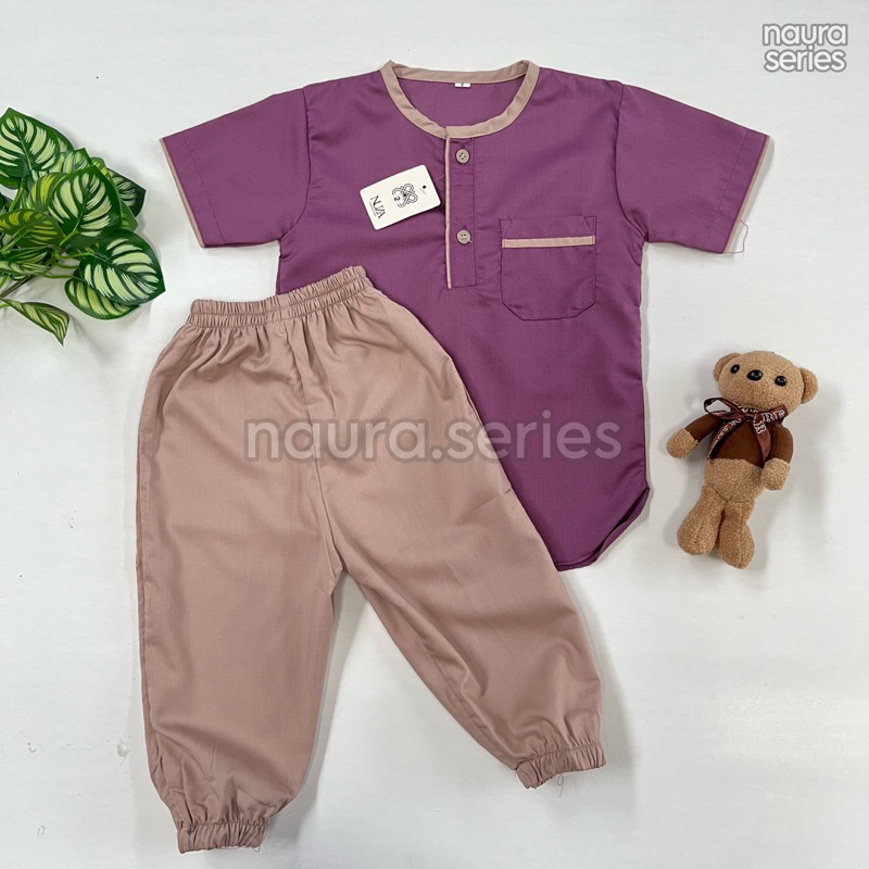 Baju Koko Anak JOGER Setelan Laki laki Celana dan Baju Bahan Katun Toyobo Premium HQ Halus dan Adem 