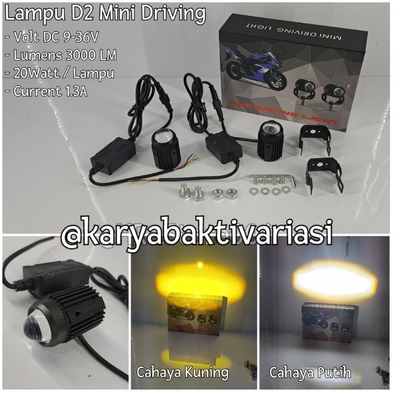 LAMPU D2 Mini Driving Light