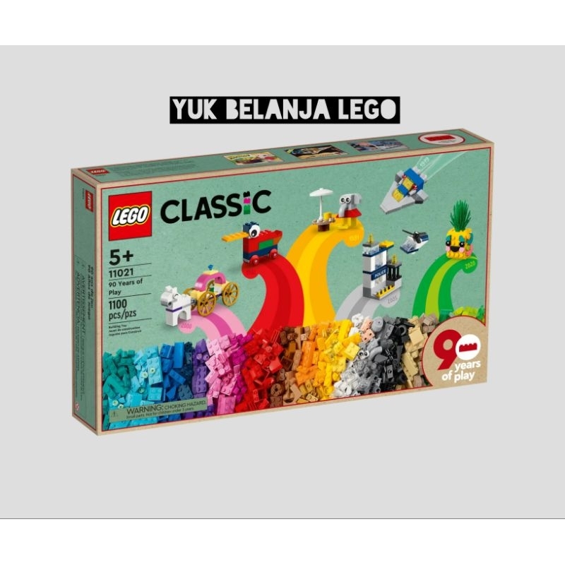 LEGO Classic 11021 90Years Of Play (1100 pieces)