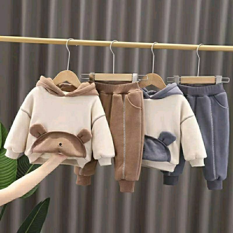 SETELAN ANAK PEREMPUAN BAJU ANAK PEREMPUAN HOODIE ANAK USIA 1-6 TAHUN