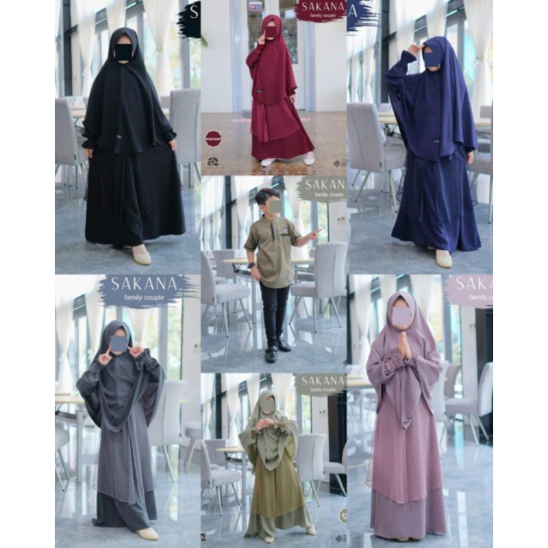 Banat Gercep Set Gamis Anak Cadar By RPU Fortaleza