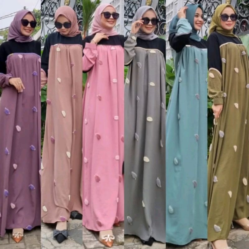 MONA SYARI LILY DRESS GAMIS WANITA BY MONA SYARI M.E