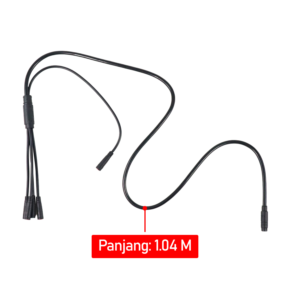 HIMO Spare Part Kabel Bodi Main Harness Wiring Wire 1.04M for HIMO Z20 - Black