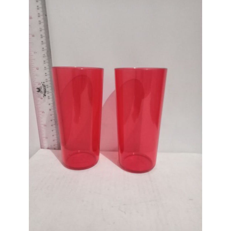 Clear tumbler glass 400ml ecer 1pcs gelas mewah original