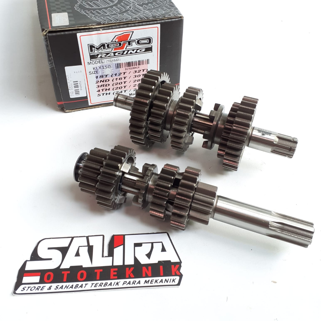 Gir Ger Gear Gigi Rasio Ratio Motor Kawasaki KLX 150 KLX150 Trabas GTR Moto 1 Racing