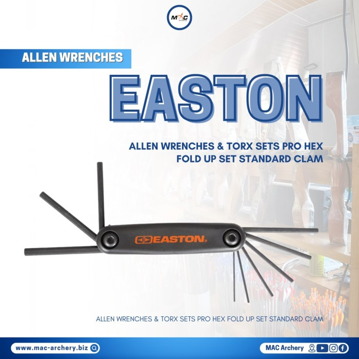 Easton Pro Hex Allen Wrench Std Kunci L untuk busur compound panahan