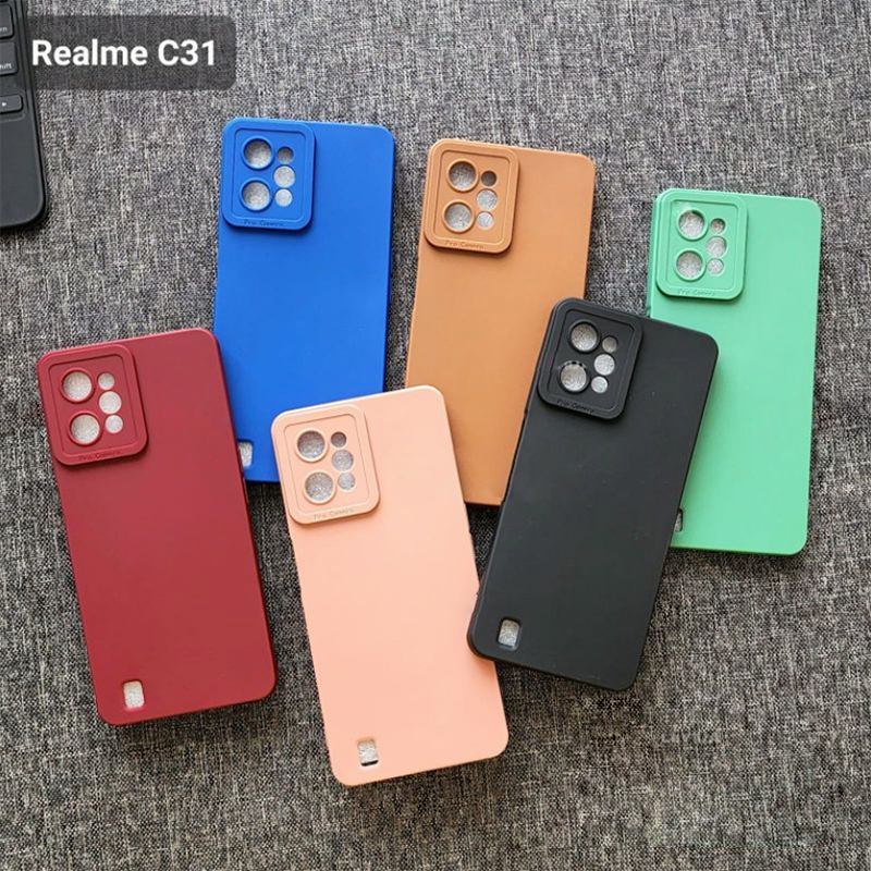 Softcase Realme C30 Realme C30S Realme C31 Realme C35 Case 3D Pro Camera Gel Silika Casing