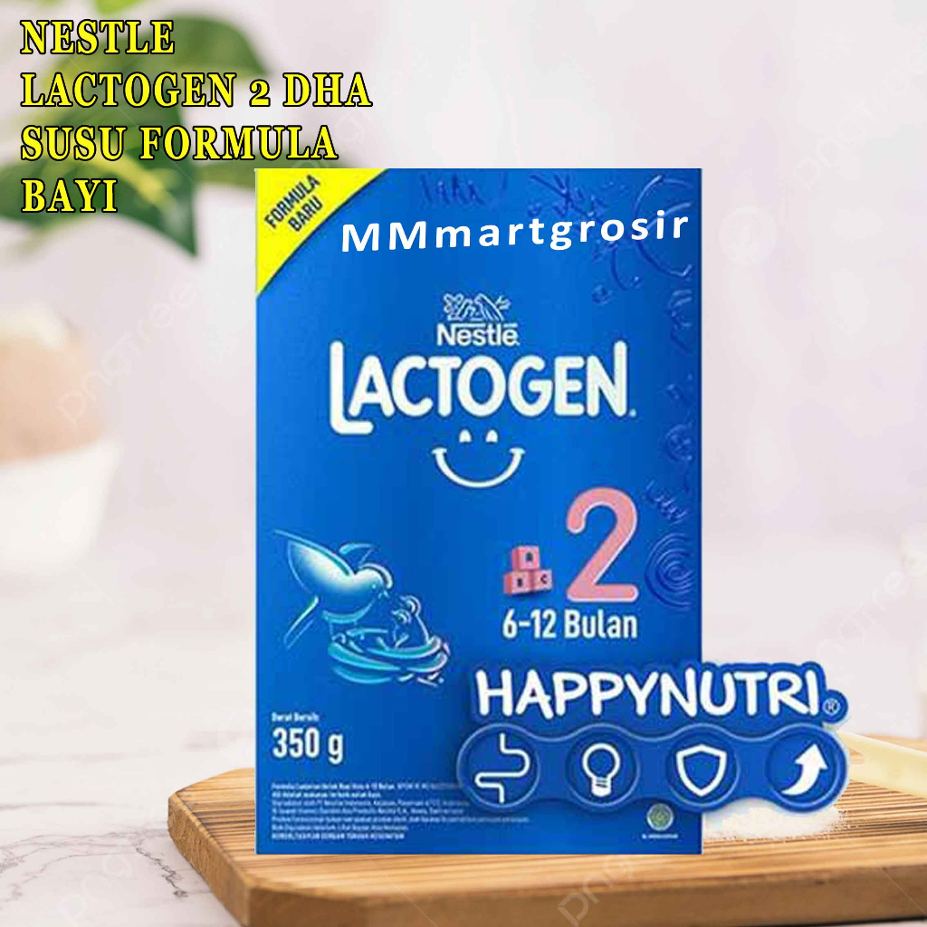 Nestle Lactogen DHA/ Susu Formula Bayi/ Susu Bubuk/ 350gr