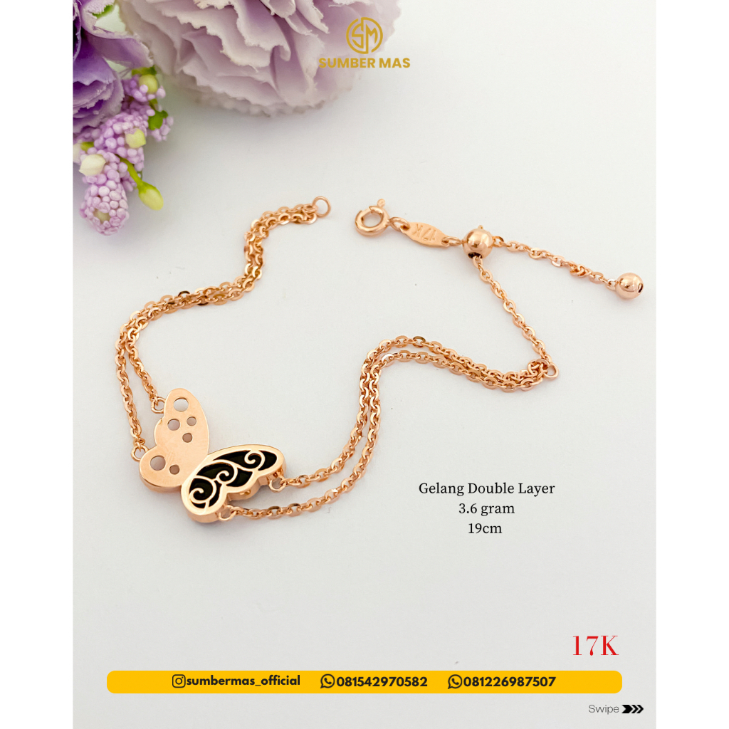 BUTTERFLY FASHION ONE SET 17K - SUMBER MAS