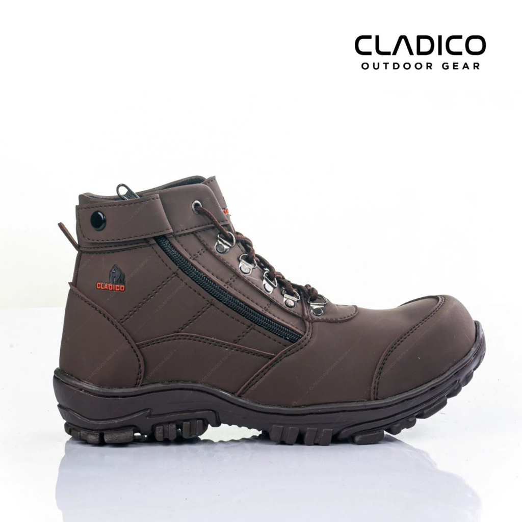 Sepatu Septi Pria Ujung Besi Cladico Lion Tinggi Sepatu Proyek Outdoor Sepatu Ori