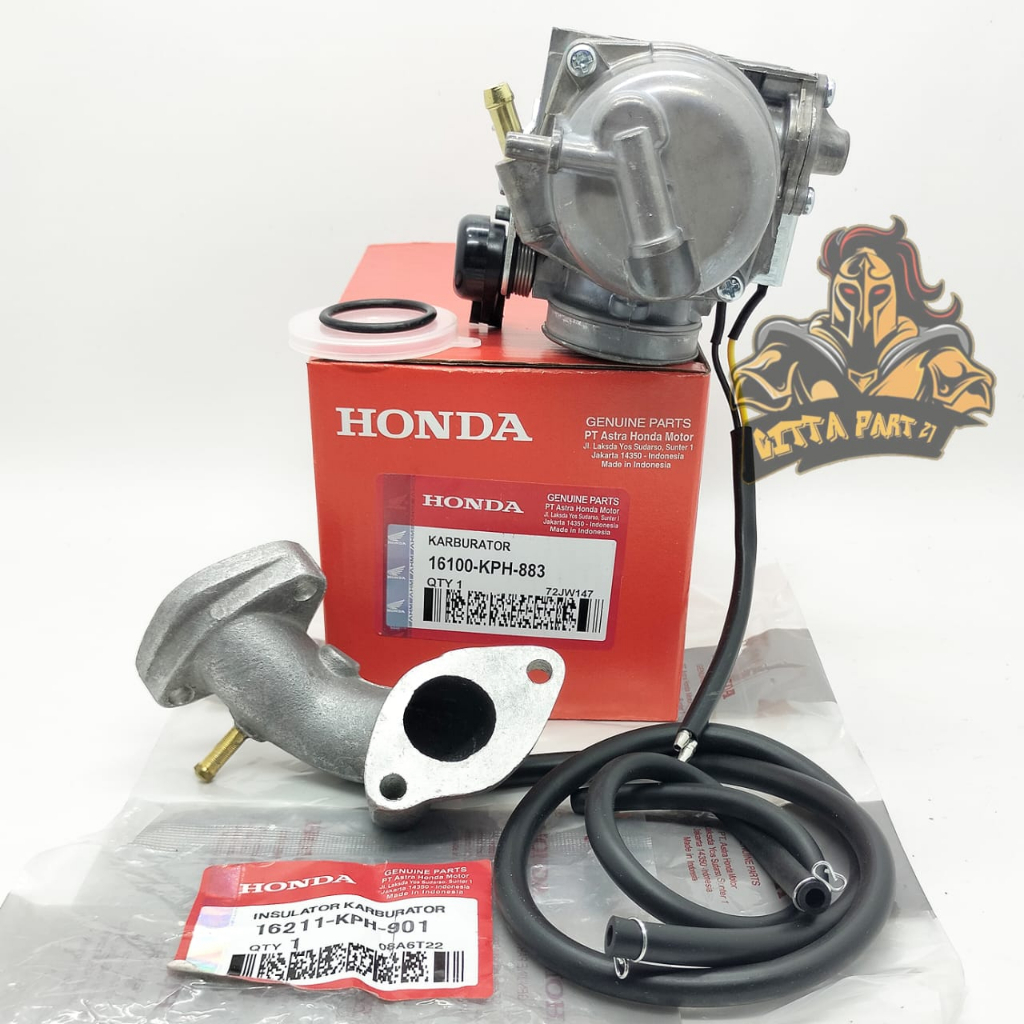 ORIGINAL KARBURATOR CARBURATOR SET PLUS INTEK MANIPUL HONDA KPH KUALITAS ASLI ORIGINAL HONDA AHM PRESISI TIDAK BANJIR TIDAK BOROS DAN DIJMAIN AWET KHARISMA SUPRA 125 SUPRA X 125 KARISMA GRAND CARBU KARBU MANIPOL MANIFUL MANIPOOL