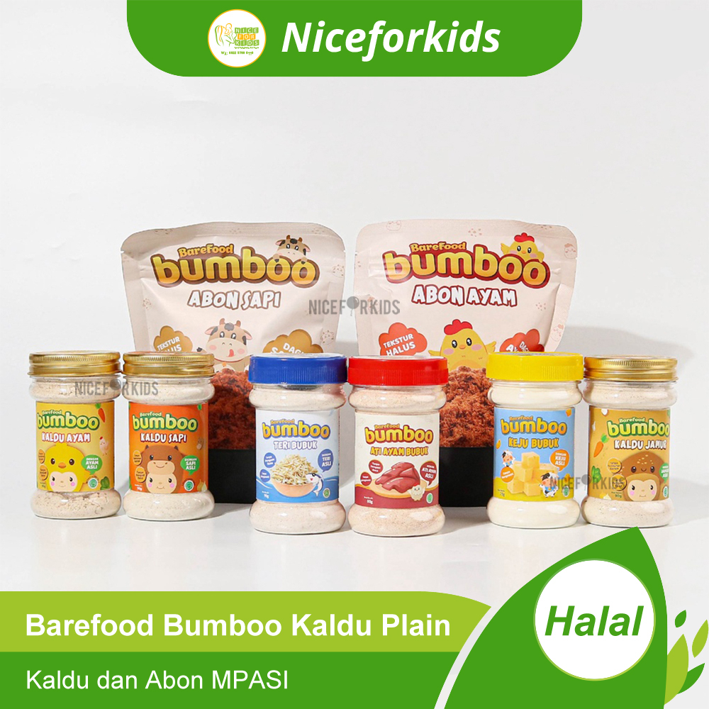 Bumboo Barefood Kaldu &amp; Abon Anak MPASI Tanpa MSG - Gula &amp; Garam