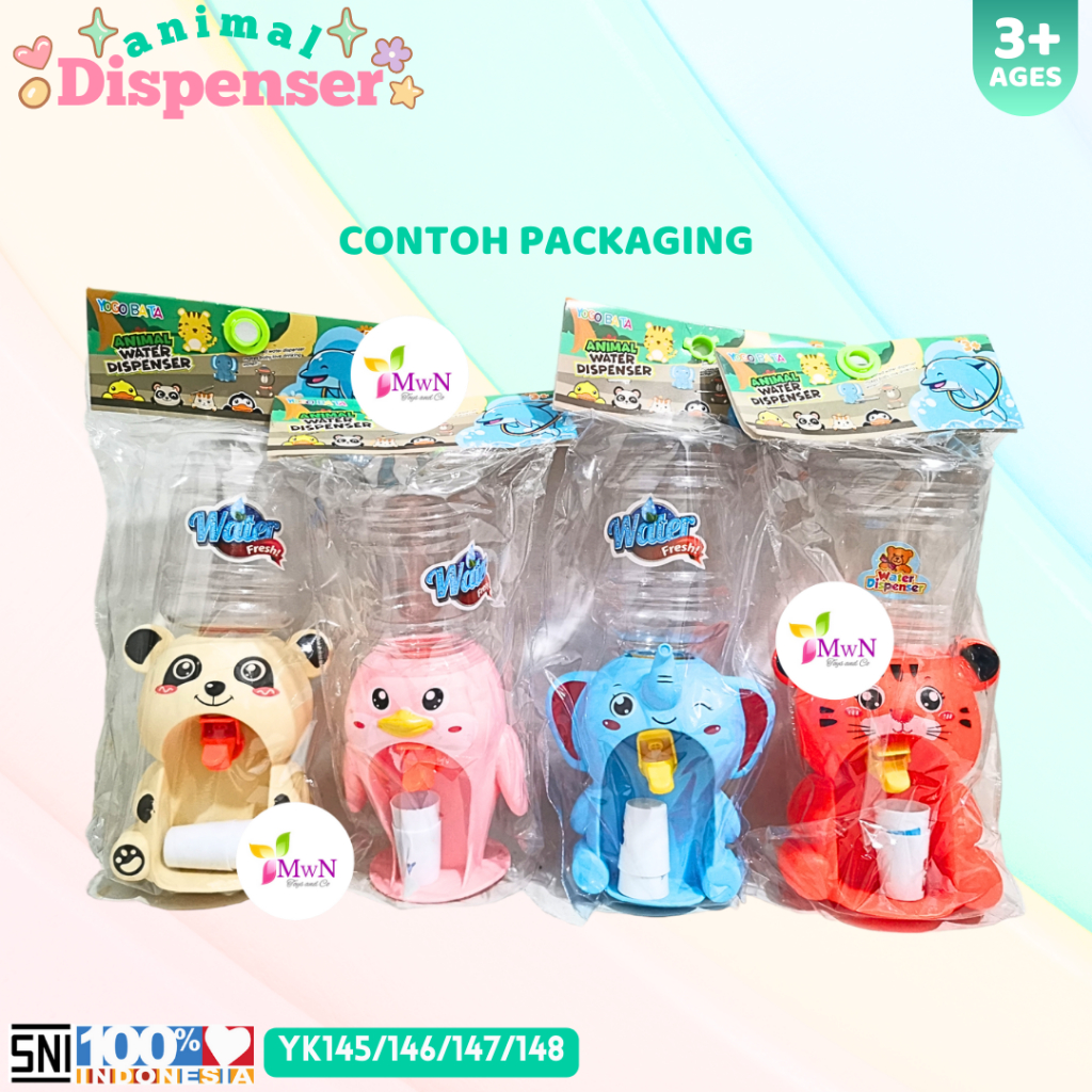 MWN Mainan Animal Water Dispenser YK145/146/147/148