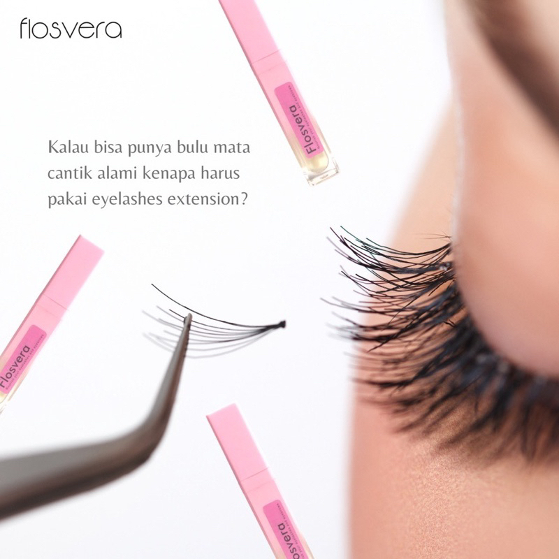 Flosvera lash and eyebrow serum bulu mata dan alis murah terlaris