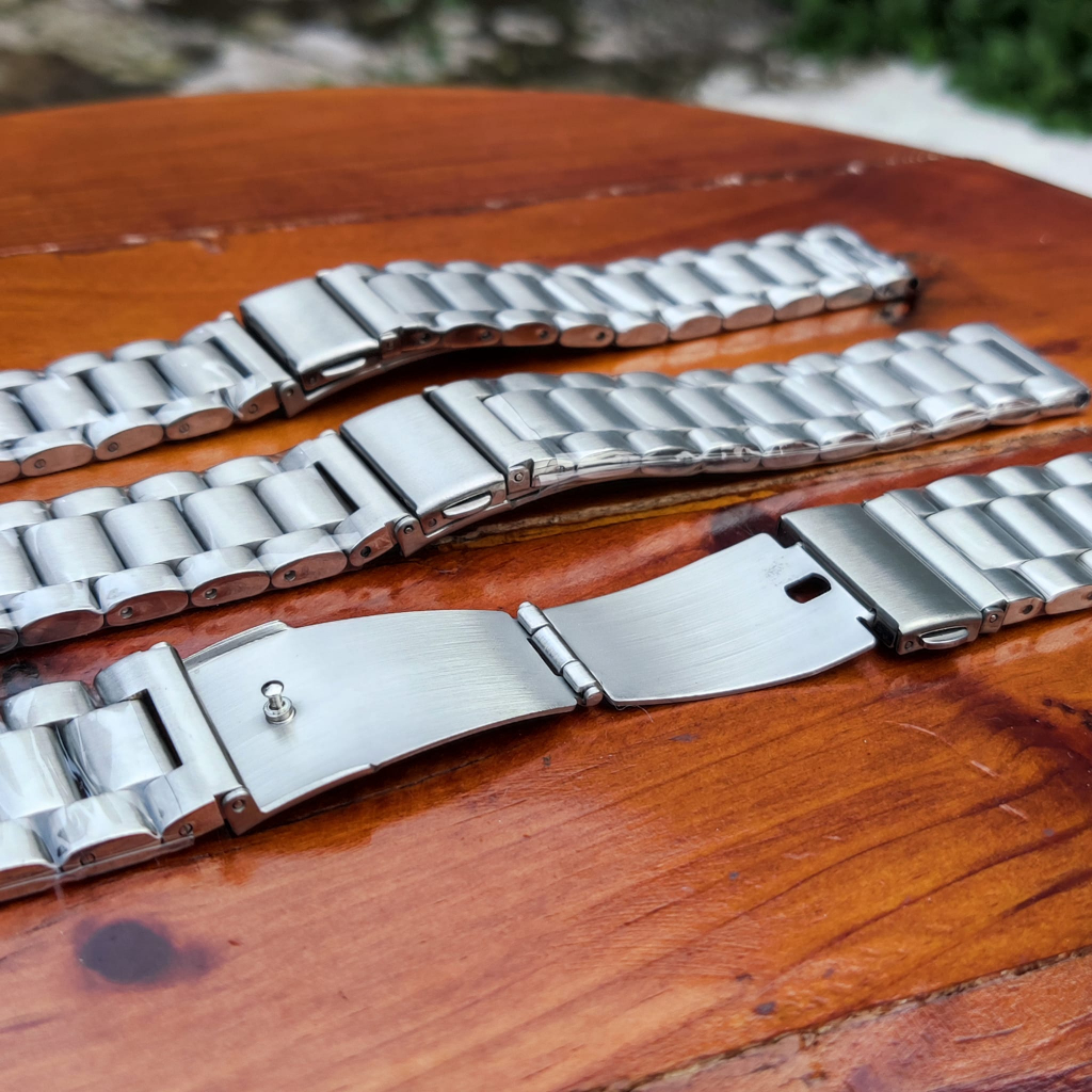 STRAP TALI JAM TANGAN RANTAI STAINLESS STELL PIN QUICK RELEASE