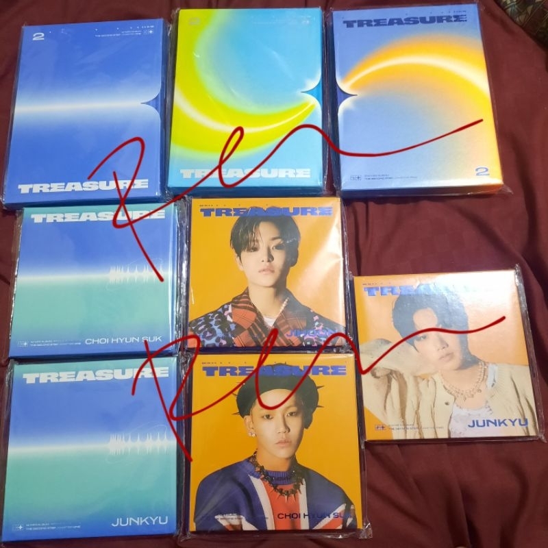 Treasure album photobook digipack the second step chapter 1 dan chapter 2 hello dan jikjin era seale
