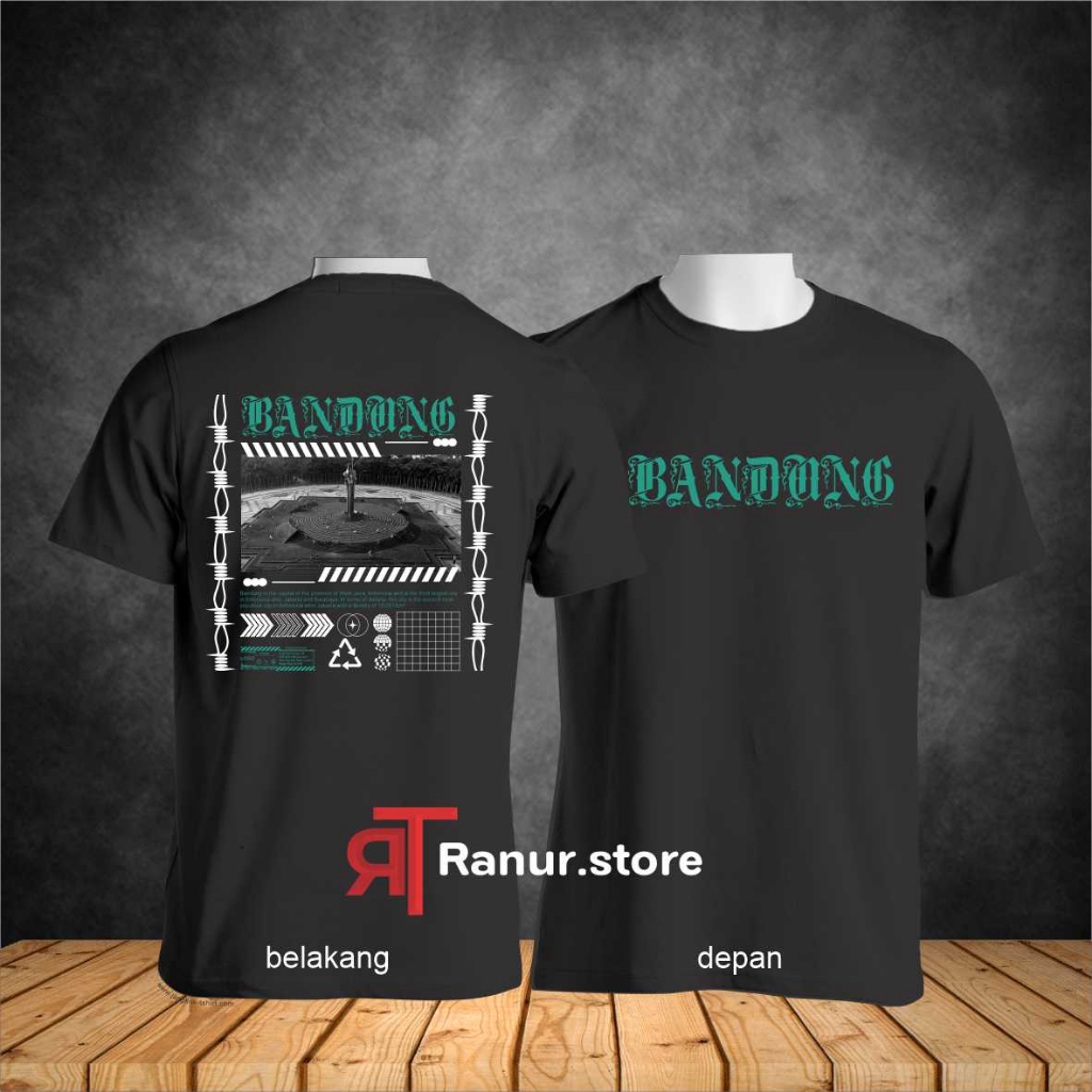 Kaos ibu kota provinsi bandung / pakain tema bandung / bandung / bandung city / kaos bandung