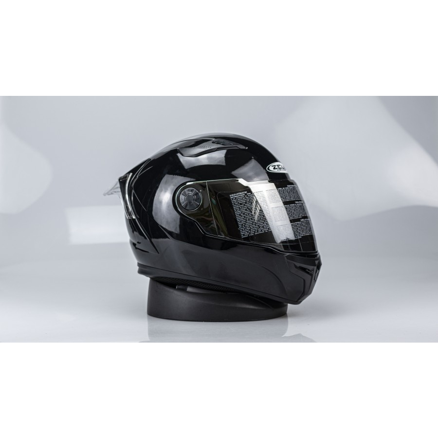 PAKET GANTENG HELM MOTOR ZEUS 813 BLACK HELM IMPORT ORI SNI