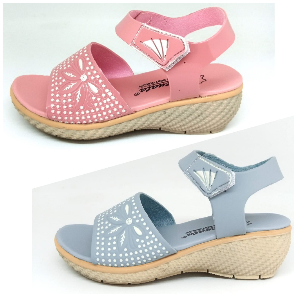 Sandal Slop Let Anak Perempuan Renata 4cm Tali Strap 26 - 35 Casual Fashion RNT02