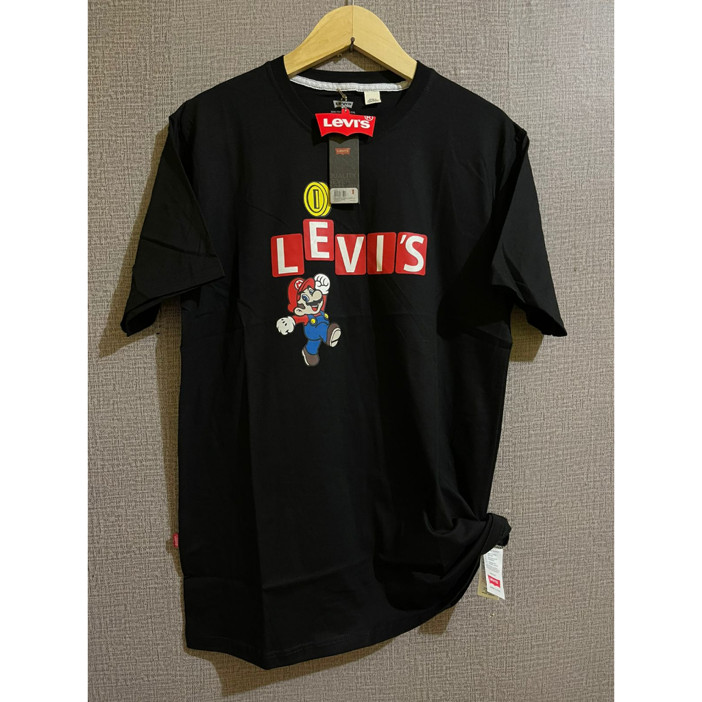 Kaos Levis Mario / Kaos Levis Pria / Kaos levis ori impor/ Kaos levis / Kaos Levis original / Kaos i