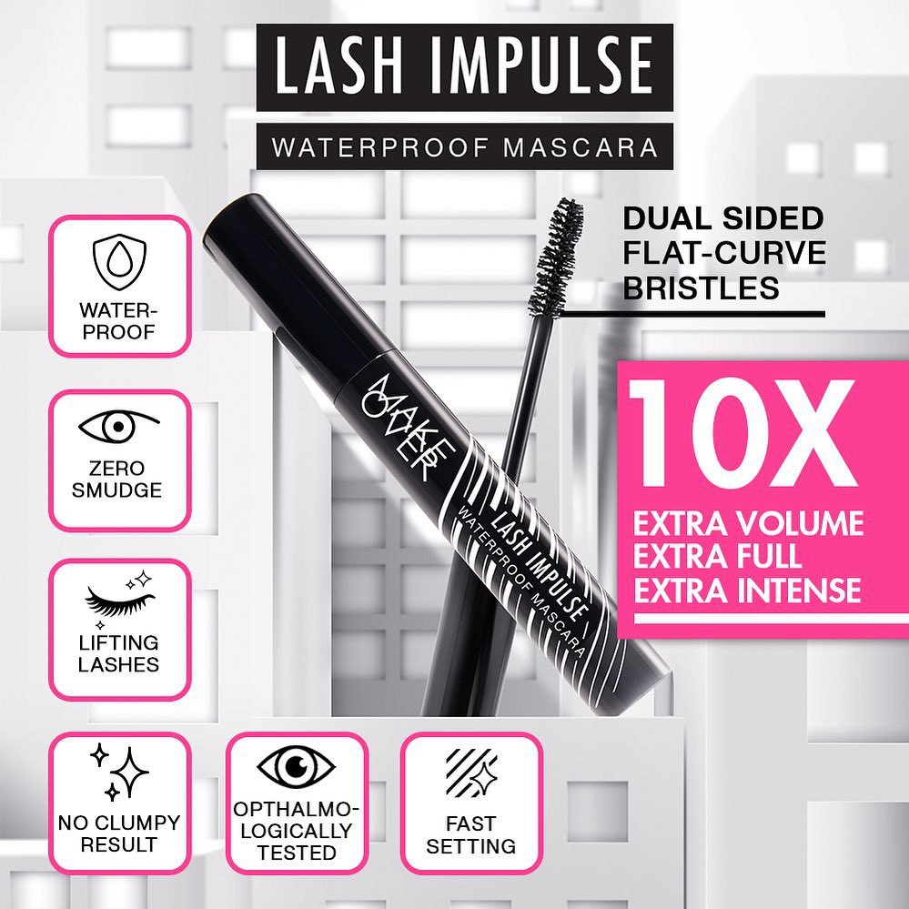 MFI - Make Over Lash Impulse Waterproof Mascara 9ml | 100% ORIGINAL
