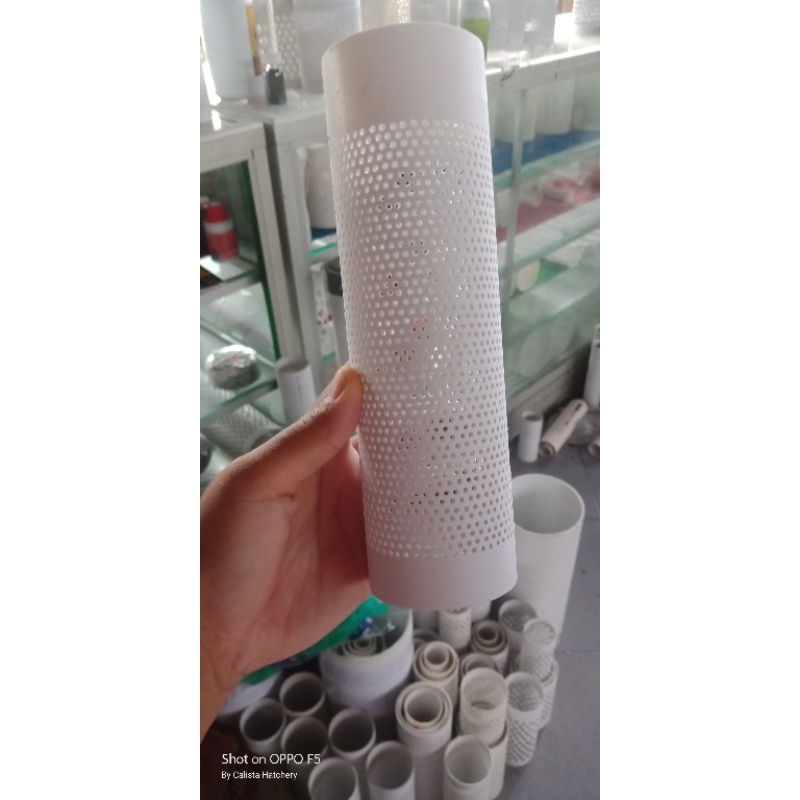 saringan paralon 2inch panjang 20cm lubang 2mm