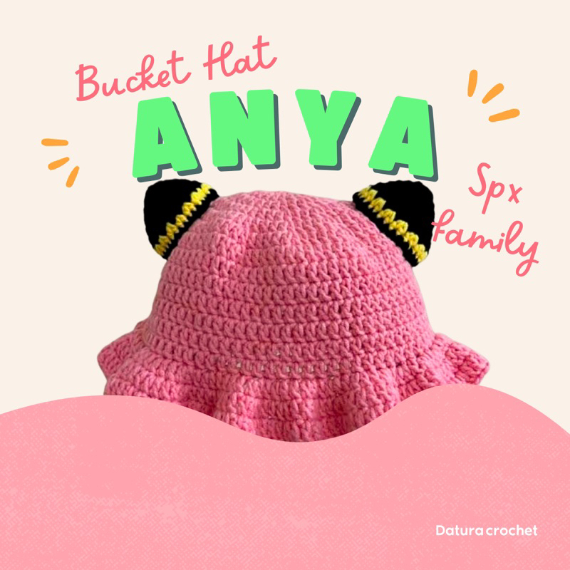 topi rajut anya / anya bucket hat / spx family bucket hat