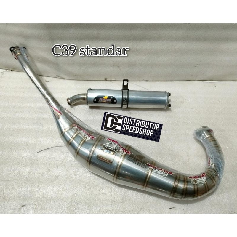 Knalpot AHAU one New ahau1 Original Stainless C model Super cobra & standar / non Cobra untuk Kawasa
