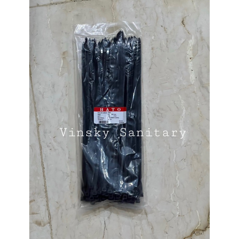 

Kabel Tis Ties HITAM TEBAL Kabel Stik Nylon Cabel Tis