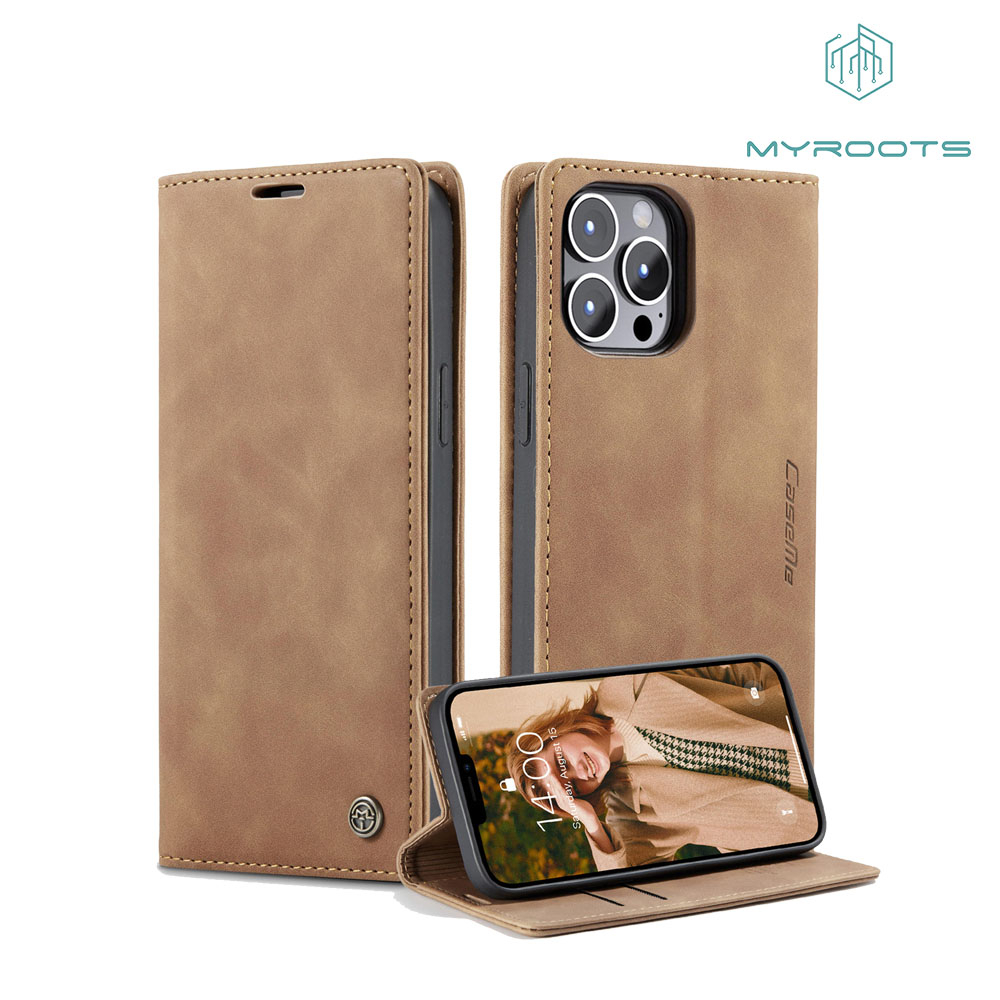 MR - Caseme iphone 11 pro max leather flip wallet case dompet magnetic cover
