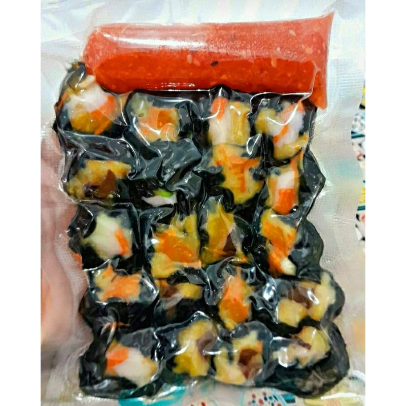 

dimsum ayam kulit hitam