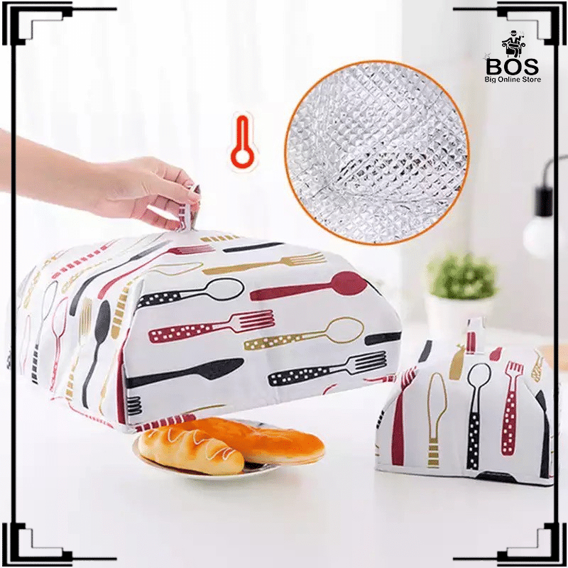 BOS-Tudung Saji Lipat Aluminium Foil / Penutup Makanan Dan Lauk Anti Panas / Tudung Saji Aluminium Foil Tahan PanasTudung Saji Lipat Aluminium Foil / Penutup Makanan Dan Lauk Anti Panas / Tudung Saji Aluminium Foil Tahan Panas
