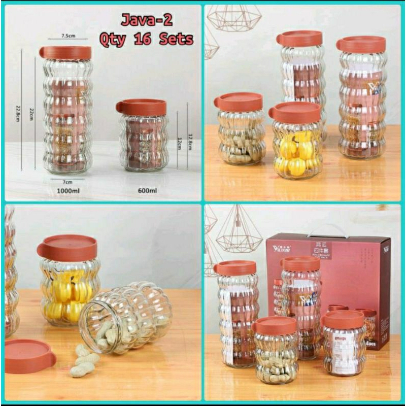 STV Edisi Lebaran Toples Kaca 4 in 1 Gift Pack