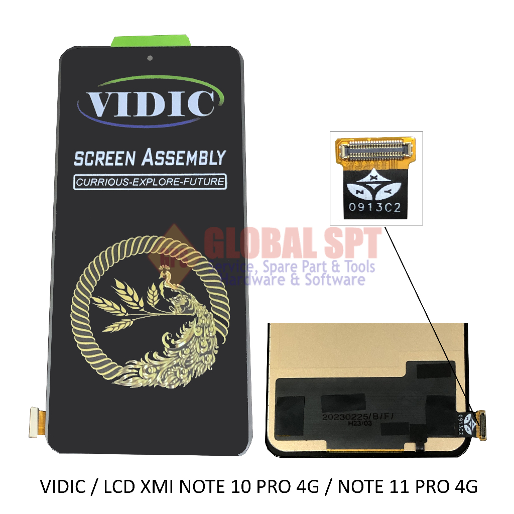 VIDIC / LCD TOUCHSCREEN XIAOMI REDMINOTE 10PRO 4G / NOTE 10 PRO 4G / NOTE 11 PRO 4G