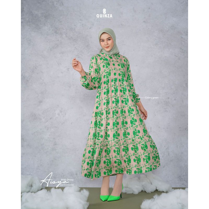 Aisya MIDI Dress | Aisya MIDI Dress by Quinza