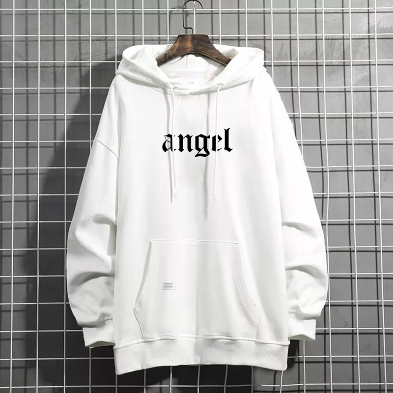 Parisdivarious Sweater Hoodie Jemper Angel Fleece Premium Size S - XXL (Pria &amp; Wanita)