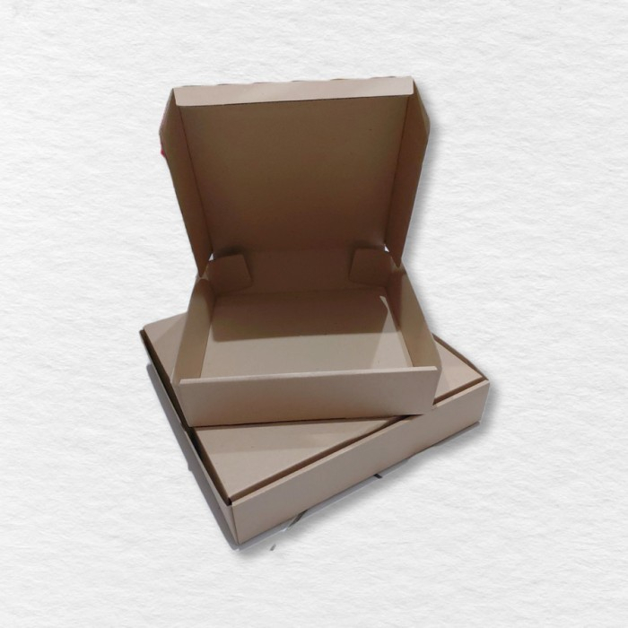 

Kardus 20x20x5 e flute, Karton Box Dus Packaging Hampers Pizza, Baju