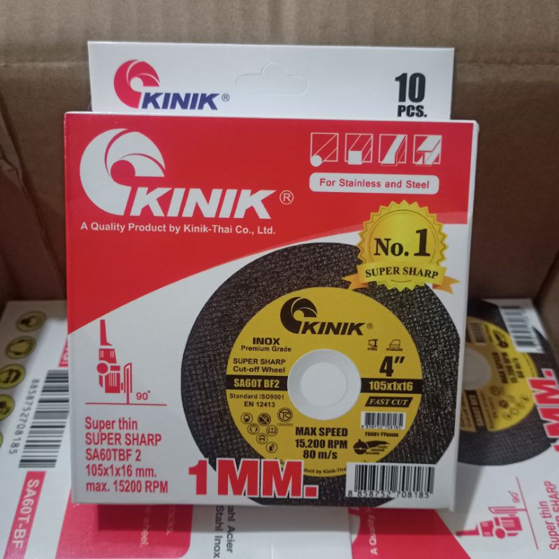 Batu Grinda Potong Kinik Inox 4" / 4 inch / batu pemotong besi / gerinda / gurinda 4inch