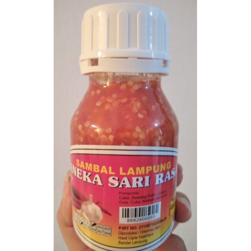 

sambal lampung aneka sari rasa besar 300gr,sambal bawang aneka sari rasa pedas manyap