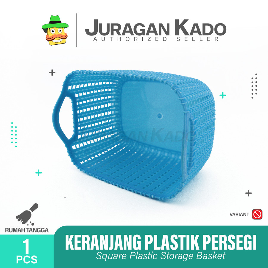 Keranjang Serbaguna Keranjang Plastik Mini Container Multifungsi Kotak Tempat Penyimpanan Serbaguna