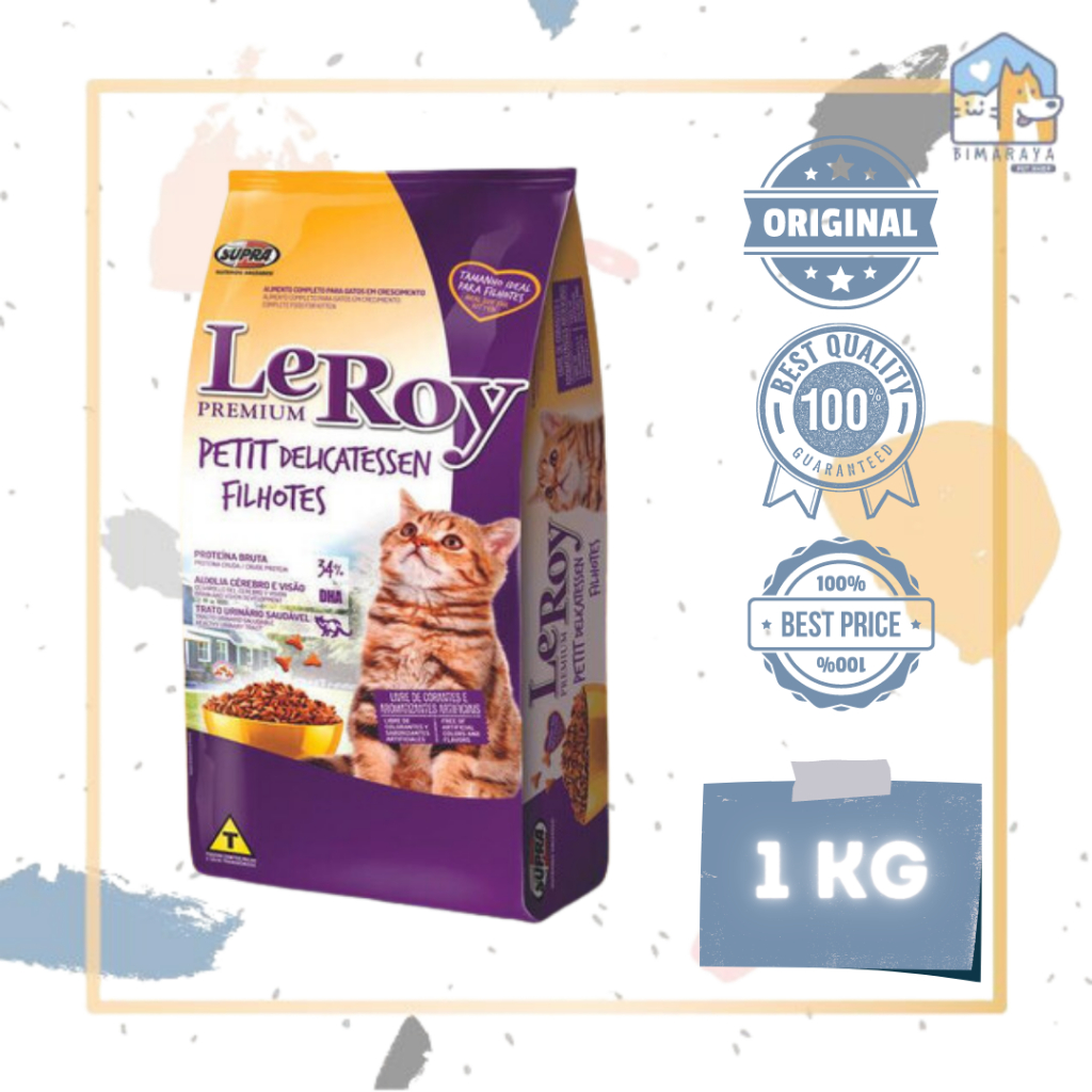 LEROY PETIT DELICATESSEN (KITTEN) 1 KG FRESHPACK / MAKANAN KUCING