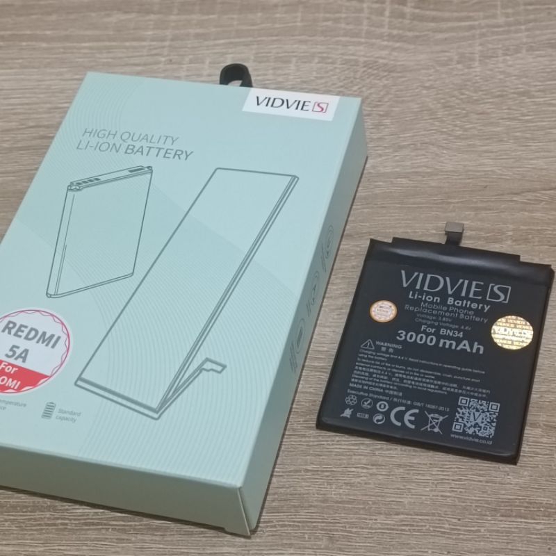 BATERAI VIDVIE S FOR XIAOMI REDMI 5A - BN34