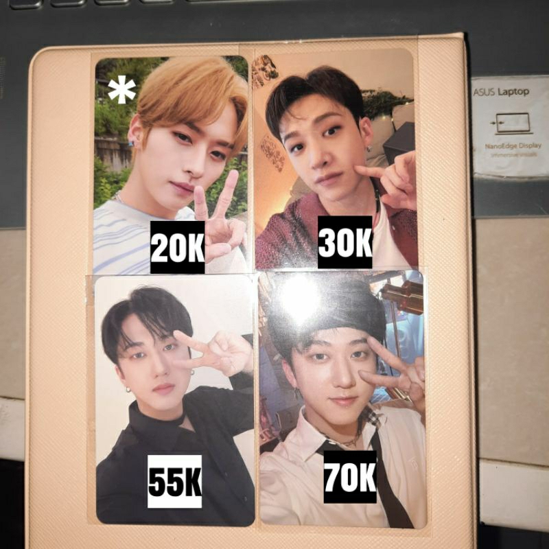 PC Stray Kids Lee know, Bangchan, Changbin (2nd gen, 3rd gen stay fankit, appmus maxident, Nacific R18)