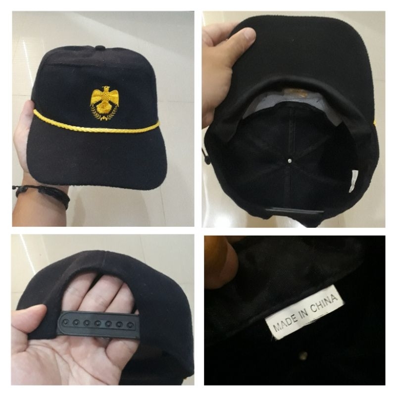 Topi golfer tali kapal setelan