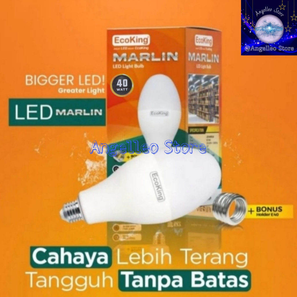 LAMPU LED~LAMPU LED ECOKING~LED ECOKING MARLIN~40 Watt