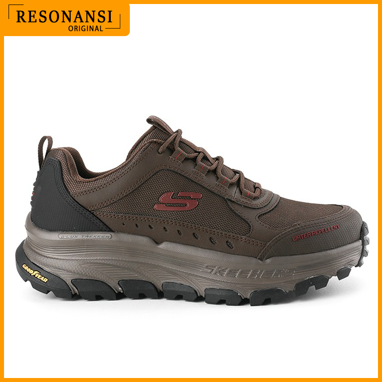 SEPATU PRIA TERBARU SKECHERS ORIGINAL SPORTS D'LUX TREKKER COKLAT