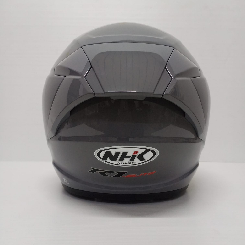 NHK HELM R1 ELITE SOLID DIM GREY SINGLE VISOR HALF FACE NHK ELITE