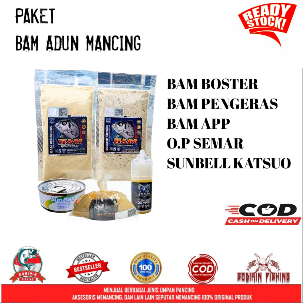 paket umpan paling jitu bam ADUN MANCING paket komplit